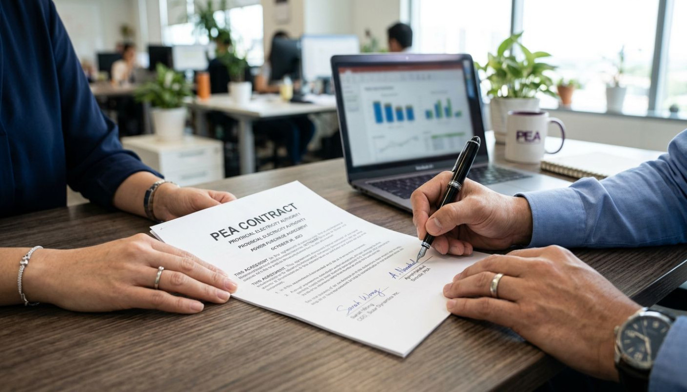 Wie man ein PEA schließt